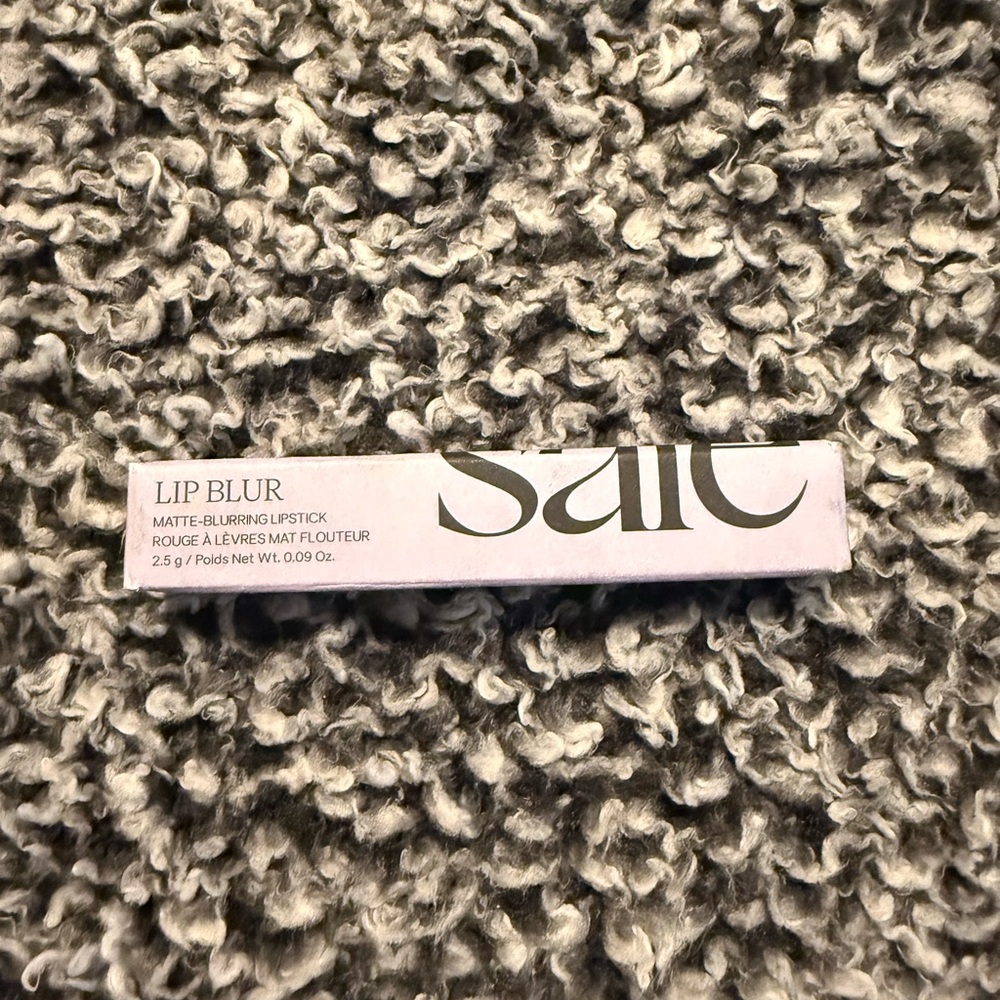 Saie Lip Blur Matte Lipstick in White Box